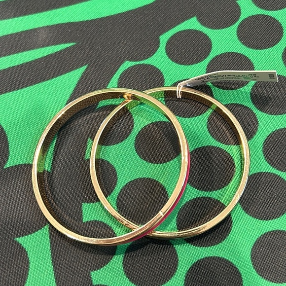 New crown and Ivy bangle bracelet set blue and gold magenta and gold accessories - Picture 4 of 5